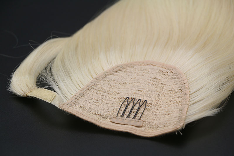 Super blonde ponytail hair extensions wholesale