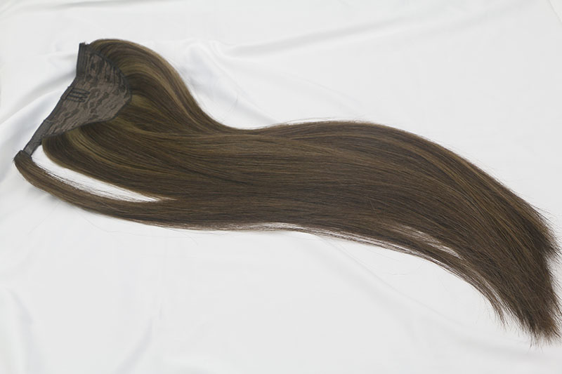 2021 hot sale lowlight ponytail hair