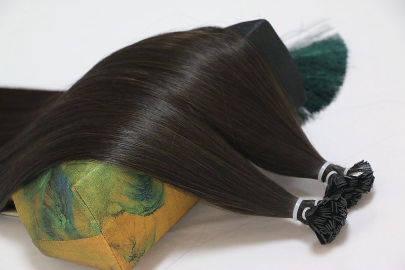 2023 colored keratin flat tip hair wholesale
